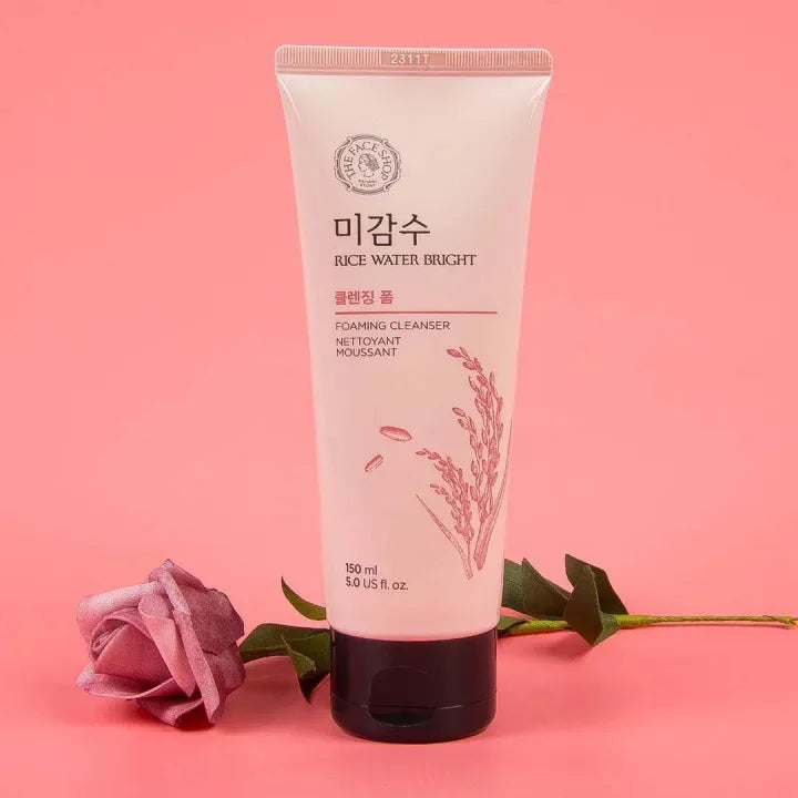 The Face Shop Rice Water Bright Facial Foaming Cleanser