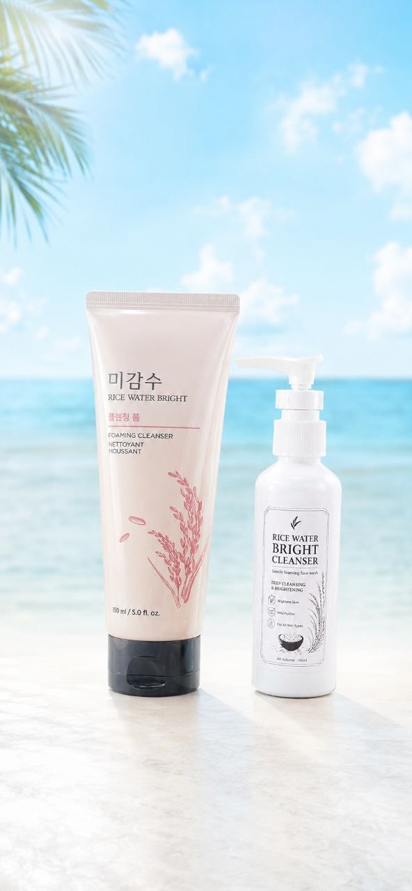 The Face Shop Rice Water Bright Facial Foaming Cleanser